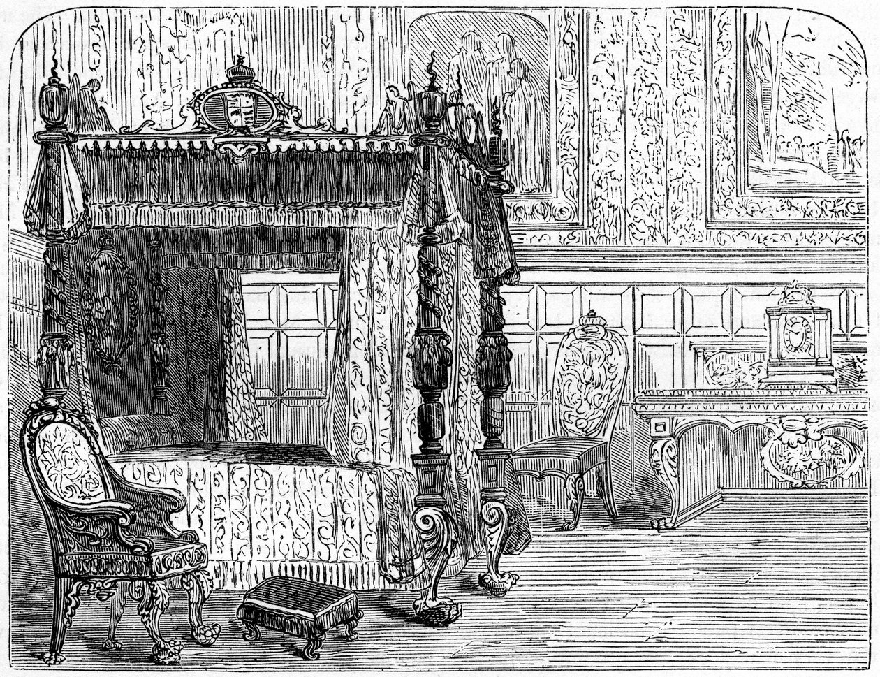 Dormitorio de la Reina Ana 1665-1714, siglo XVIII siglo XIX de Unbekannt