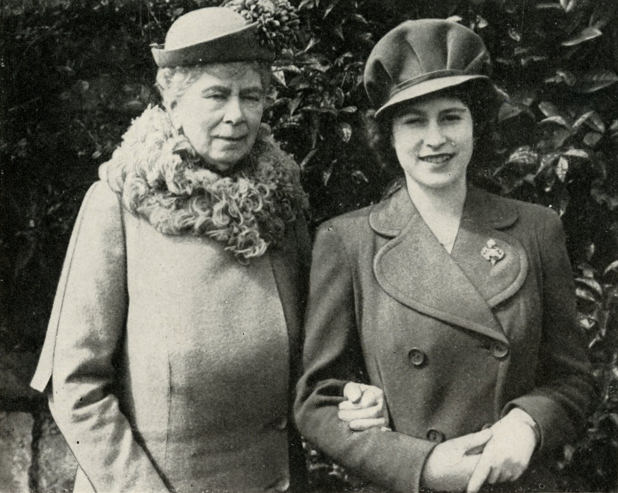 Reina María con la Princesa Isabel de Unbekannt