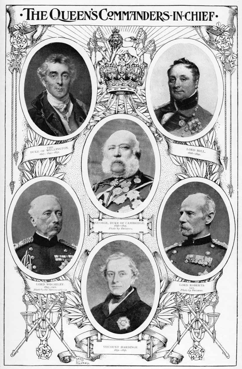 Comandantes en jefe de la reina Victoria, 1901 de Unbekannt