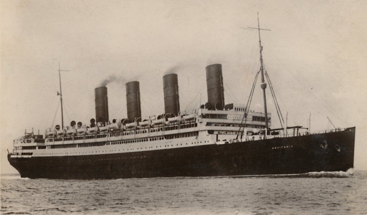 RMS Aquitania, c. 1930 de Unbekannt