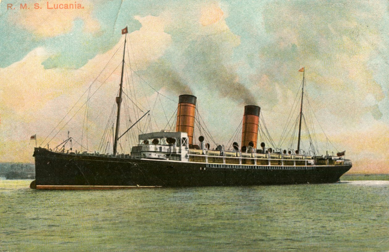 RMS Lucania, c1905 de Unbekannt