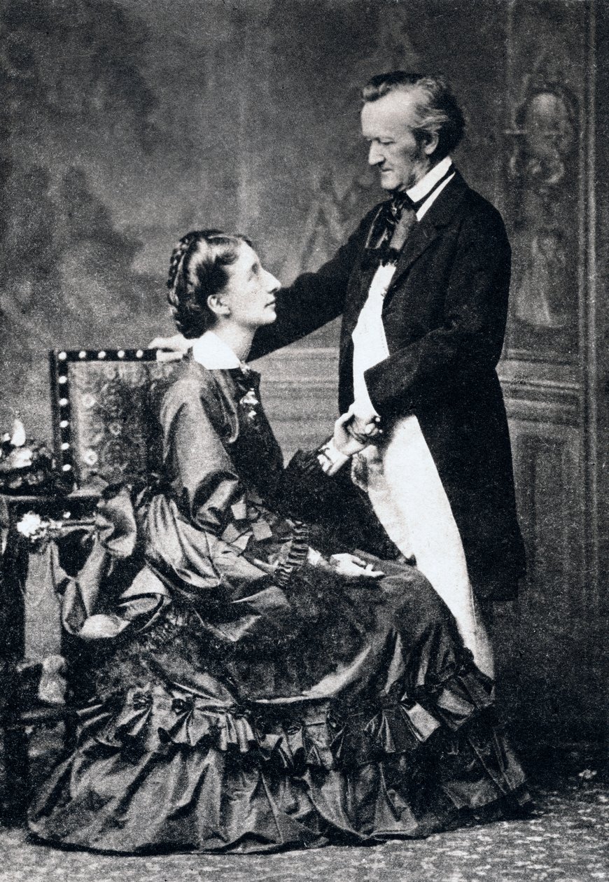 Richard y Cosima Wagner, finales del siglo XIX de Unbekannt
