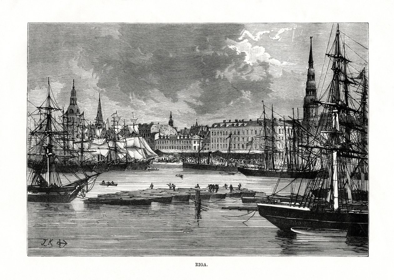 Riga, Letonia, 1879 de Unbekannt