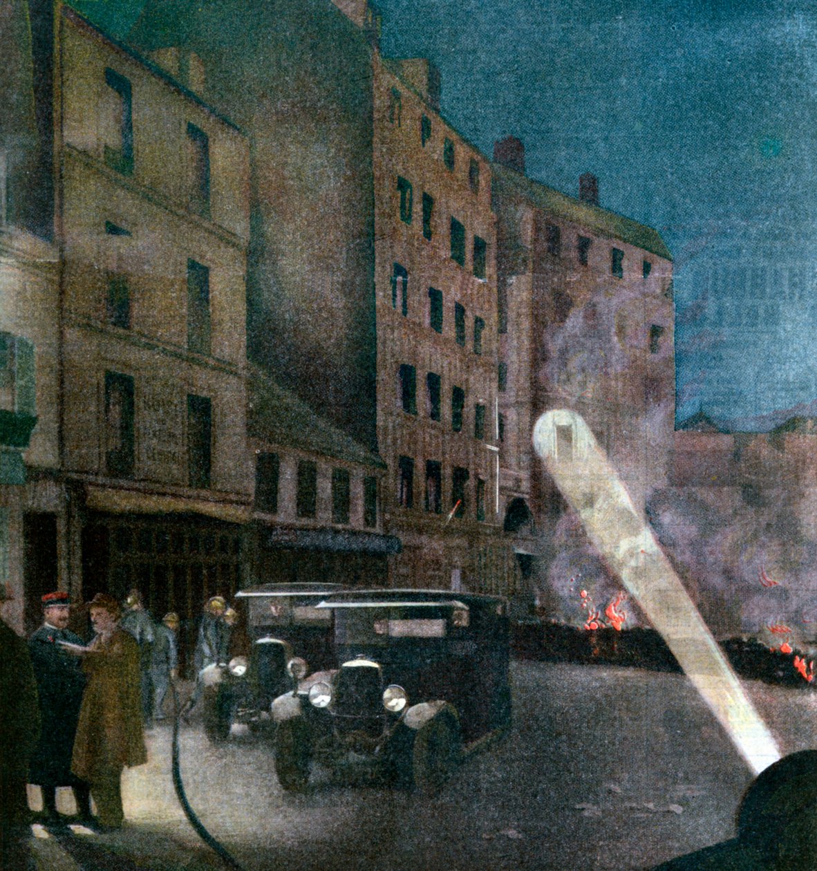Disturbio en la Rue Nationale, París, 1934 de Unbekannt