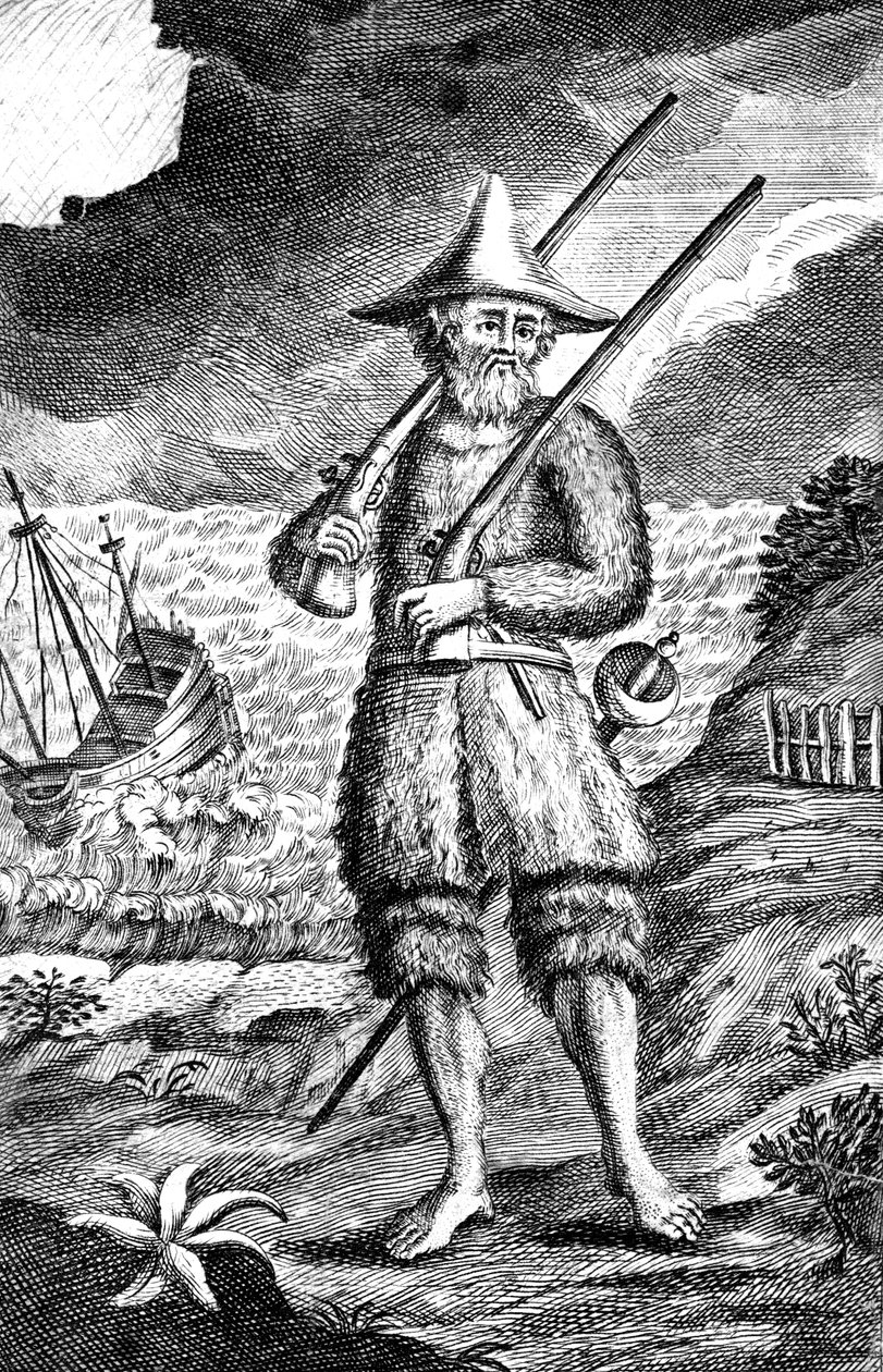 Robinson Crusoe, c1719 de Unbekannt