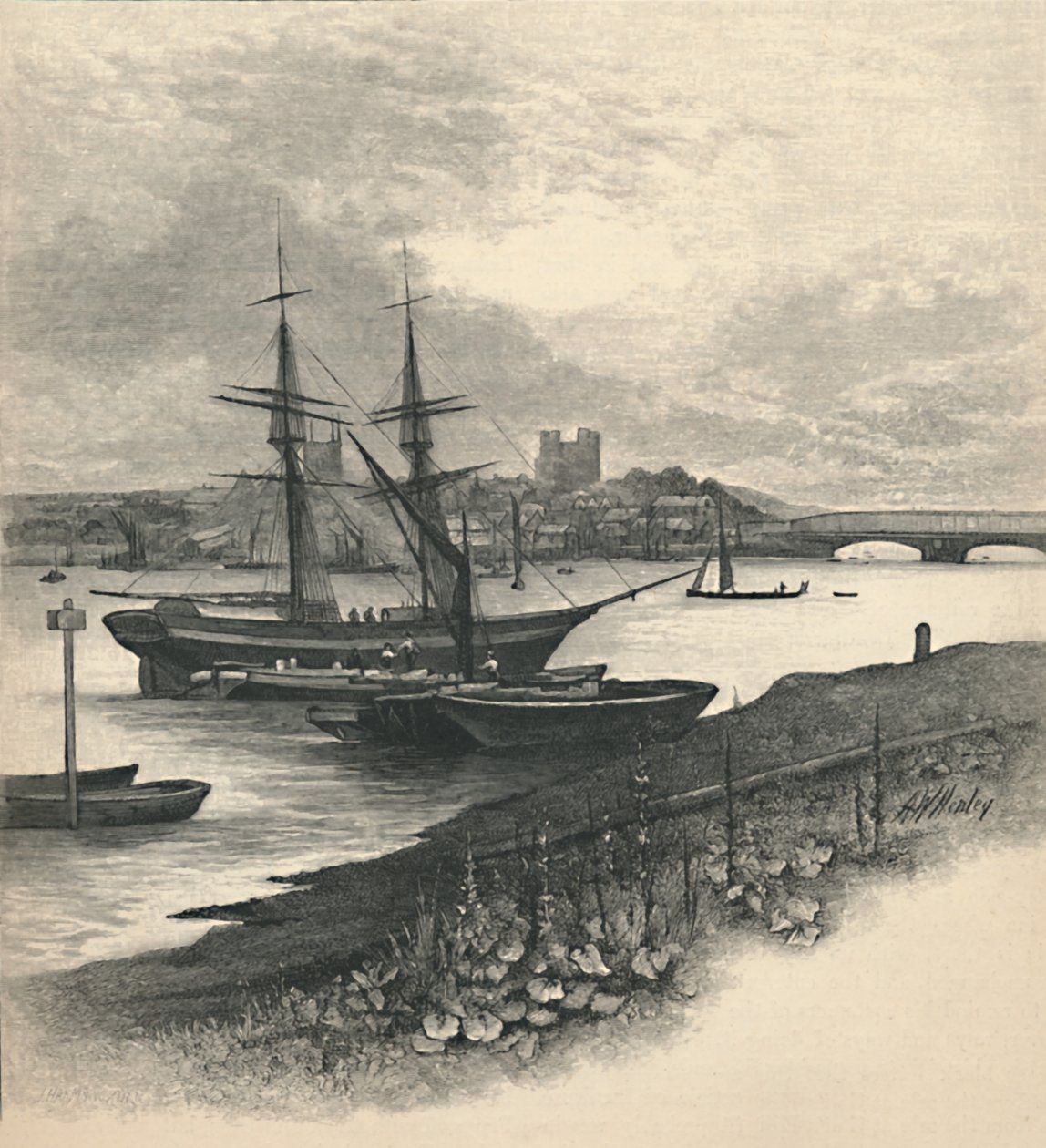 Rochester, desde Strood de Unbekannt