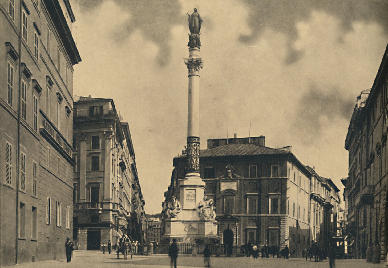 Roma - Piazza di Spagna, 1910 de Unbekannt