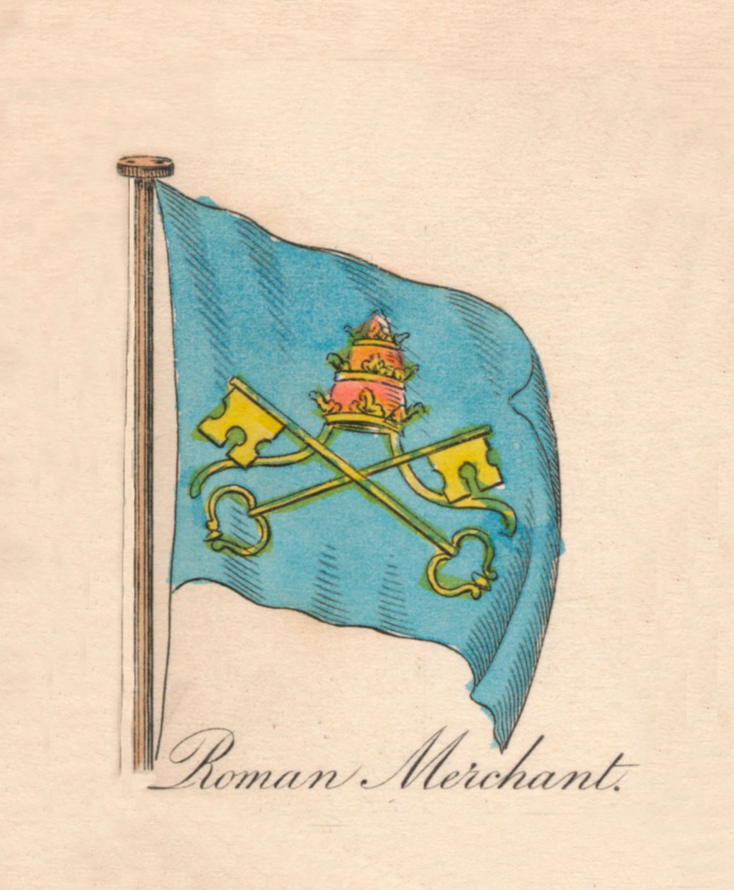 Mercader romano, 1838 de Unbekannt