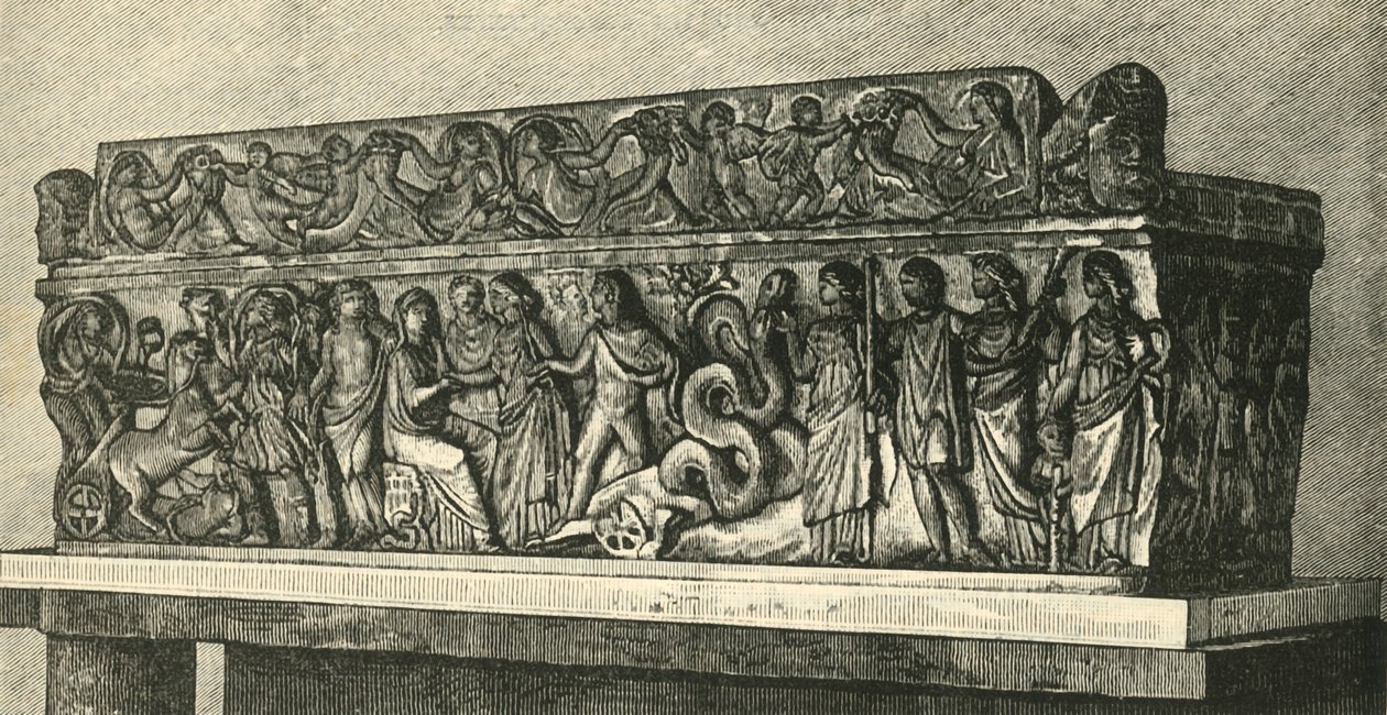 Sarcófago Romano, 1890 de Unbekannt