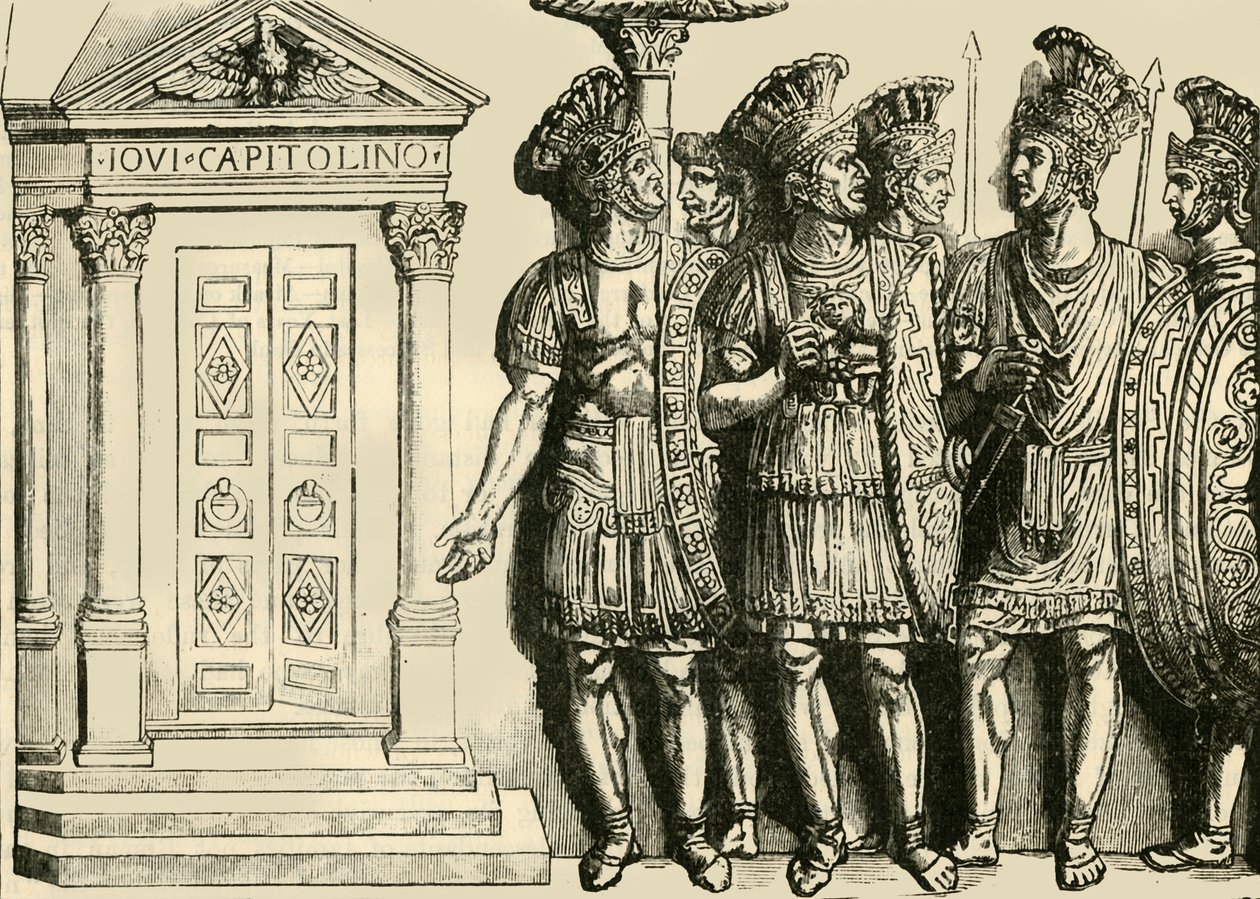 Soldados romanos, 1890 de Unbekannt