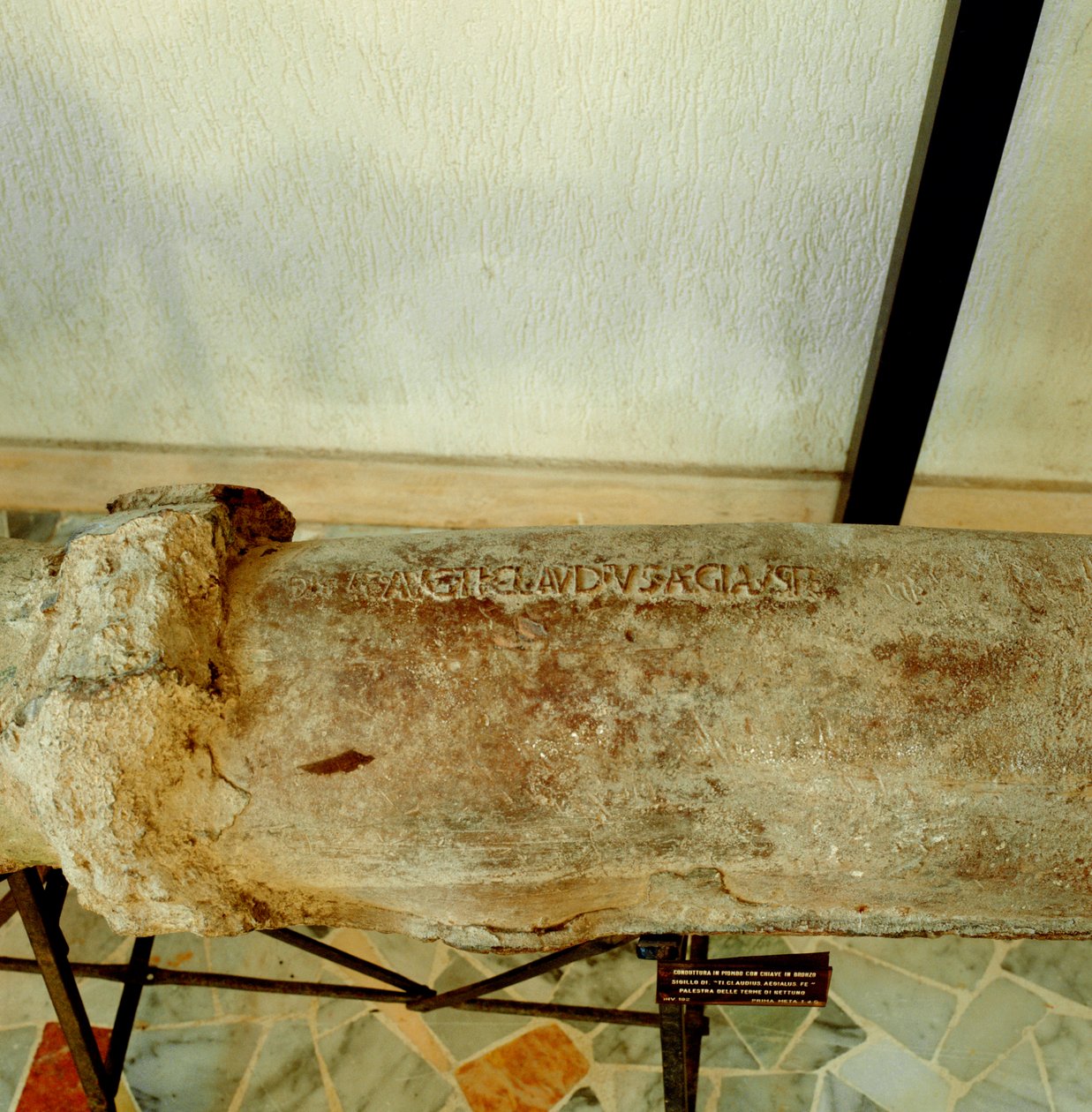 Tubería de agua romana de Unbekannt
