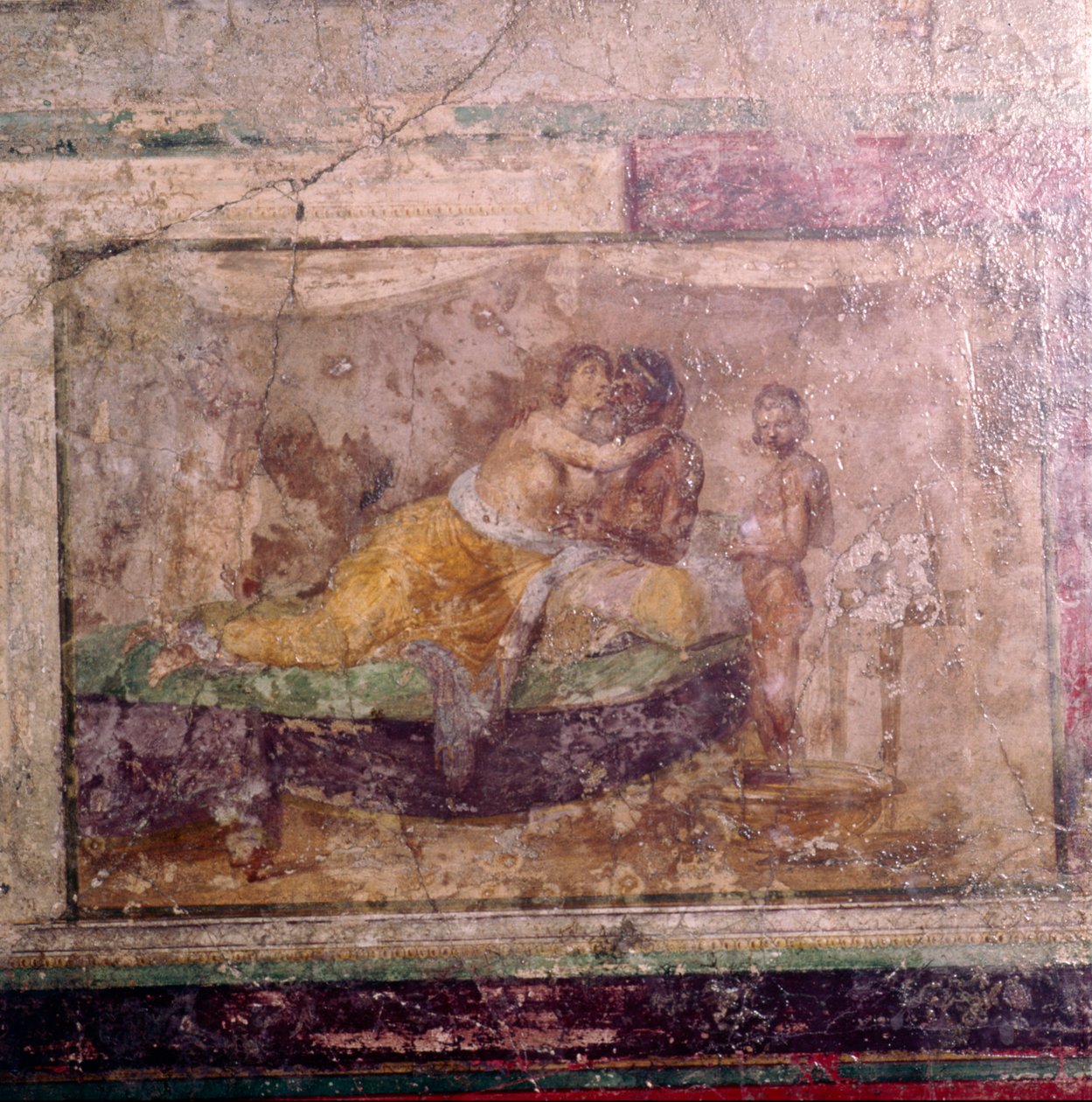 Pintura mural romana, en Roma, siglo I de Unbekannt