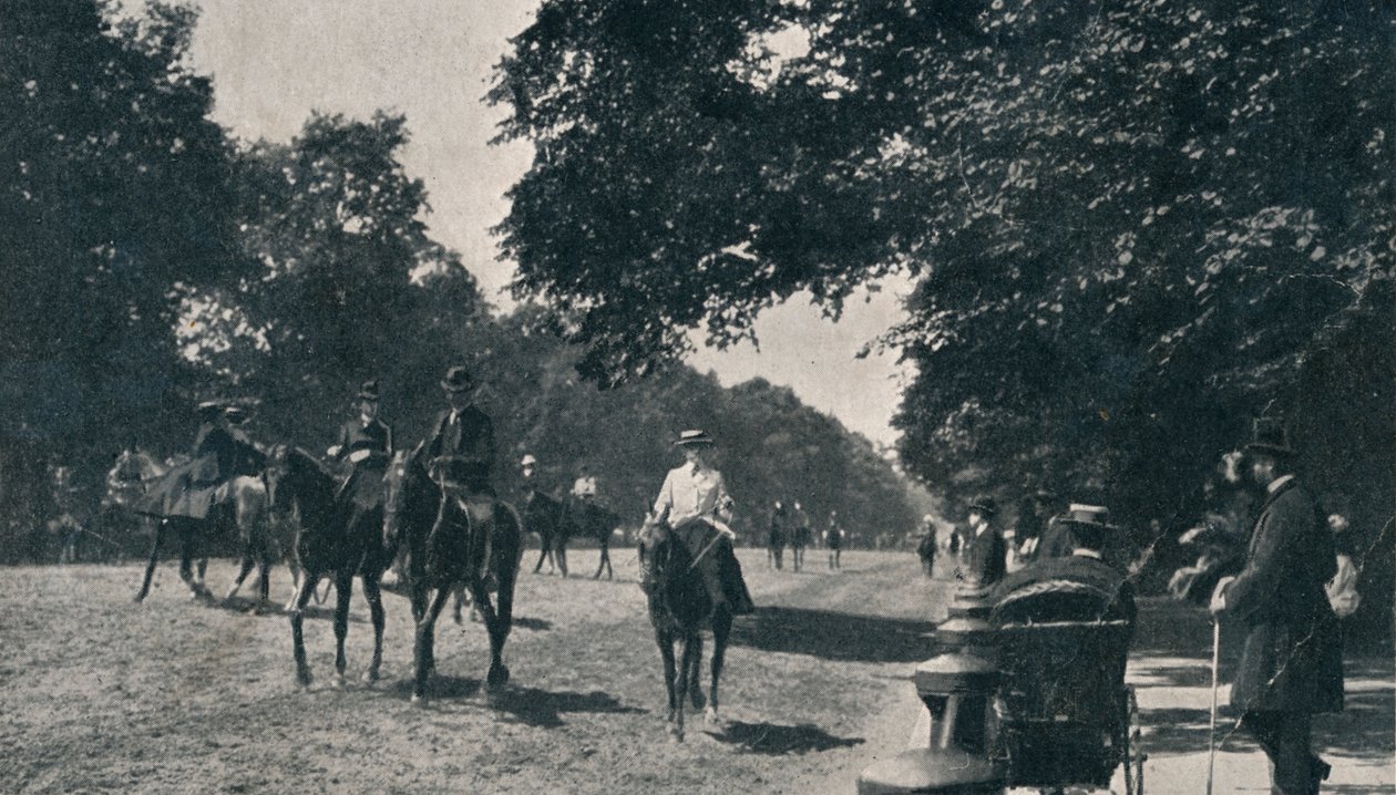 Rotten Row, Hyde Park, c. 1900 de Unbekannt