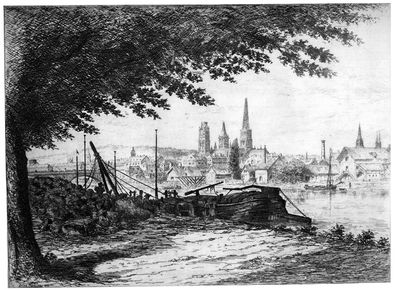 Rouen Prise du Cours-la-Reine, c1865-1905, 1924 de Unbekannt
