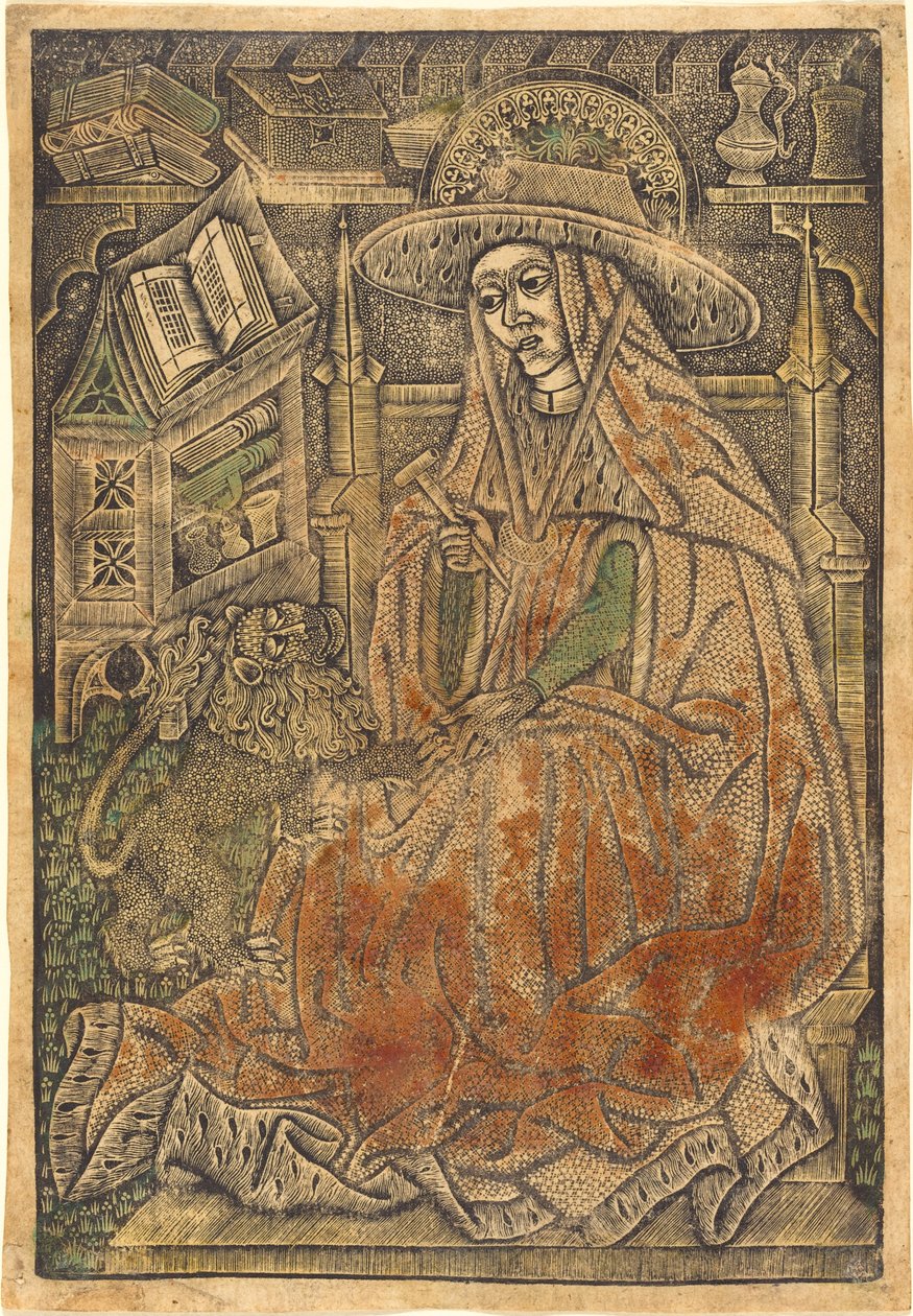 San Jerónimo en su estudio, 1460-1470 de Unbekannt
