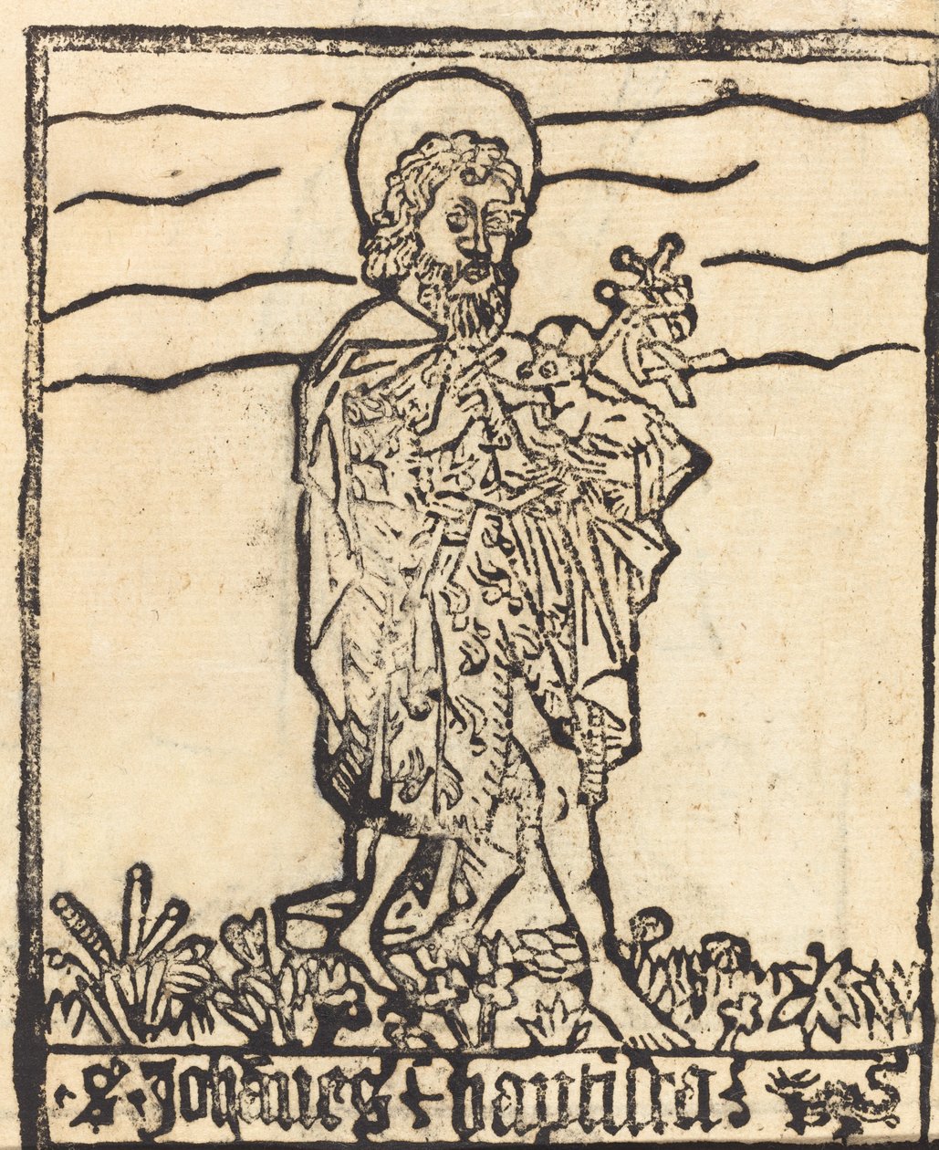 San Juan Bautista (recto) de Unbekannt