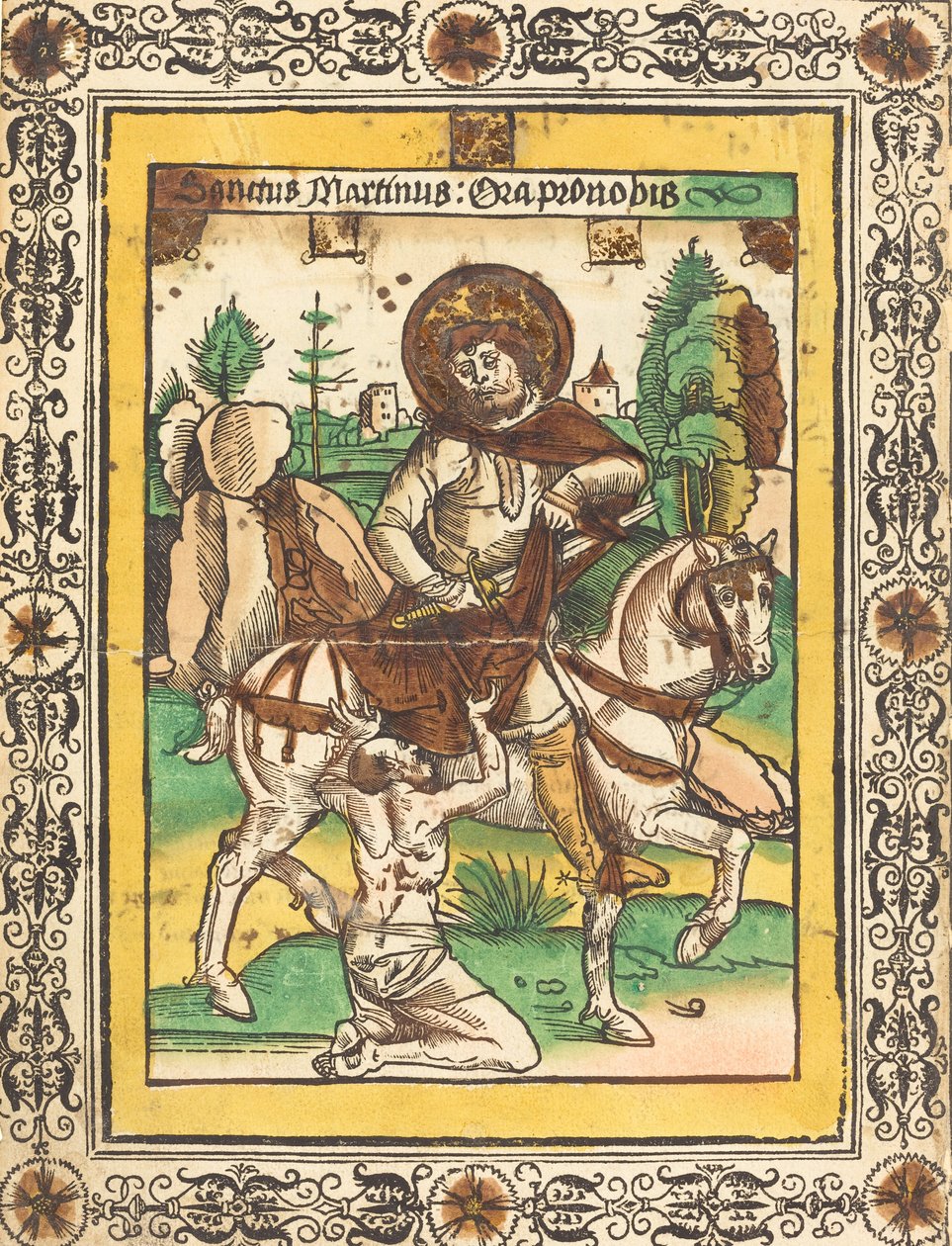 San Martín y el mendigo de Unbekannt