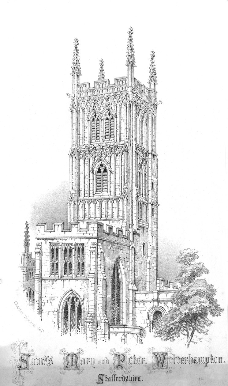 Santos María y Pedro, Wolverhampton. Staffordshire, c. 1850s de Unbekannt