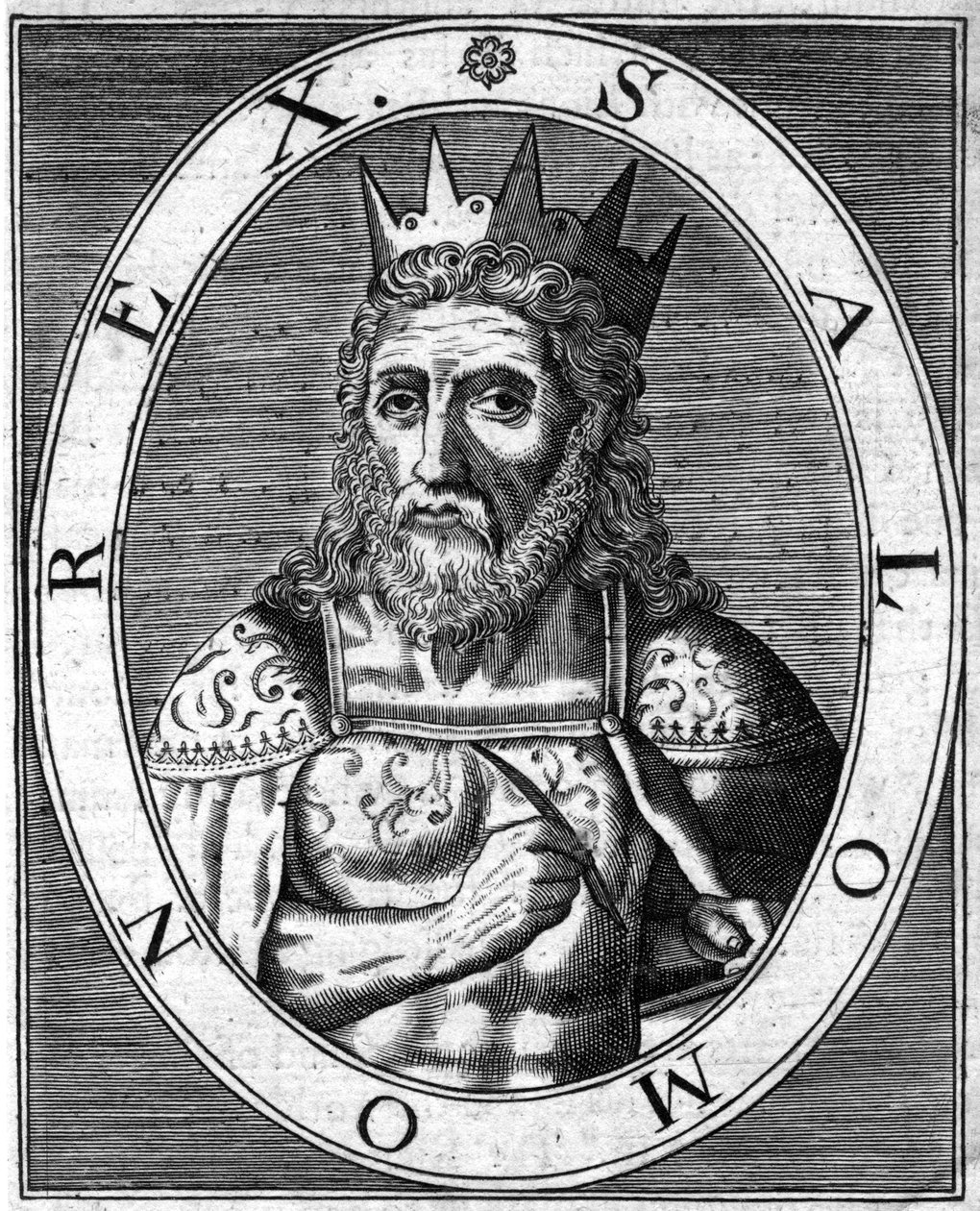 Salomón Rex. Retrato del Rey Salomón de Unbekannt