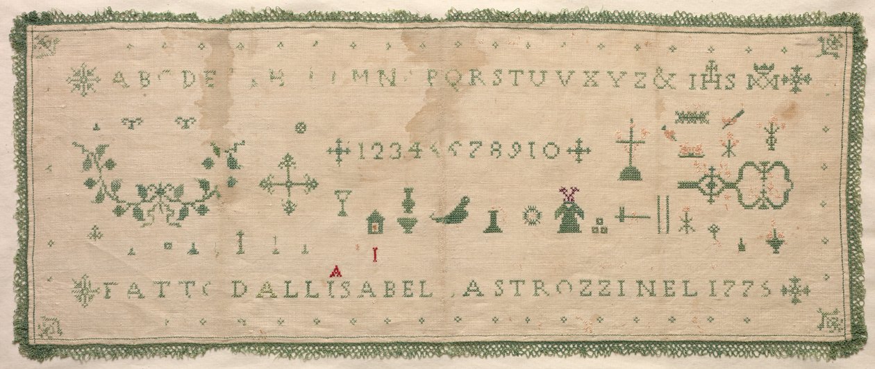 Muestrario, 1775 de Unbekannt