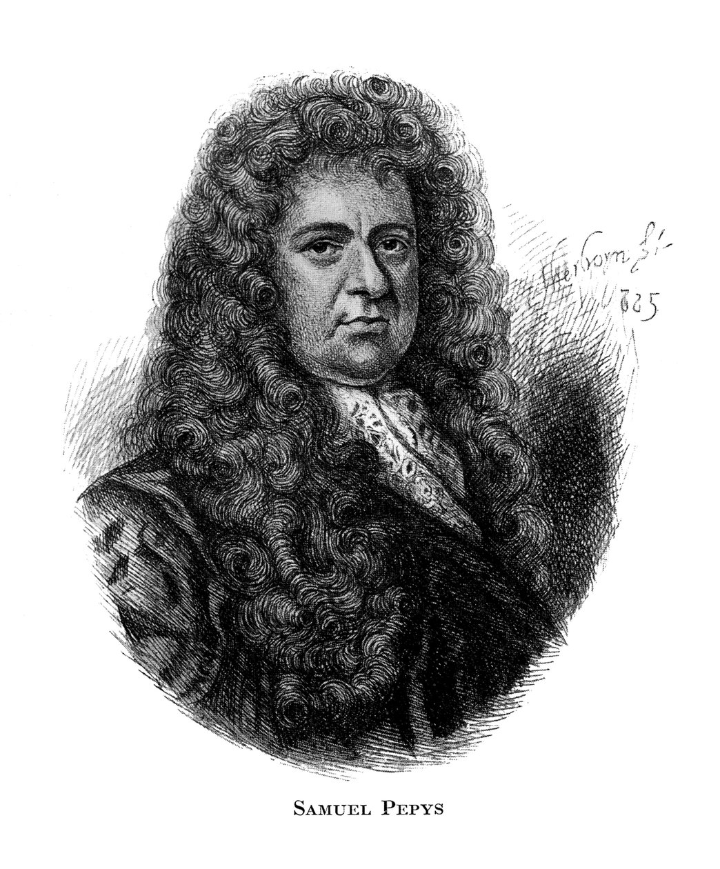 Samuel Pepys, diarista inglés, siglo XIX de Unbekannt