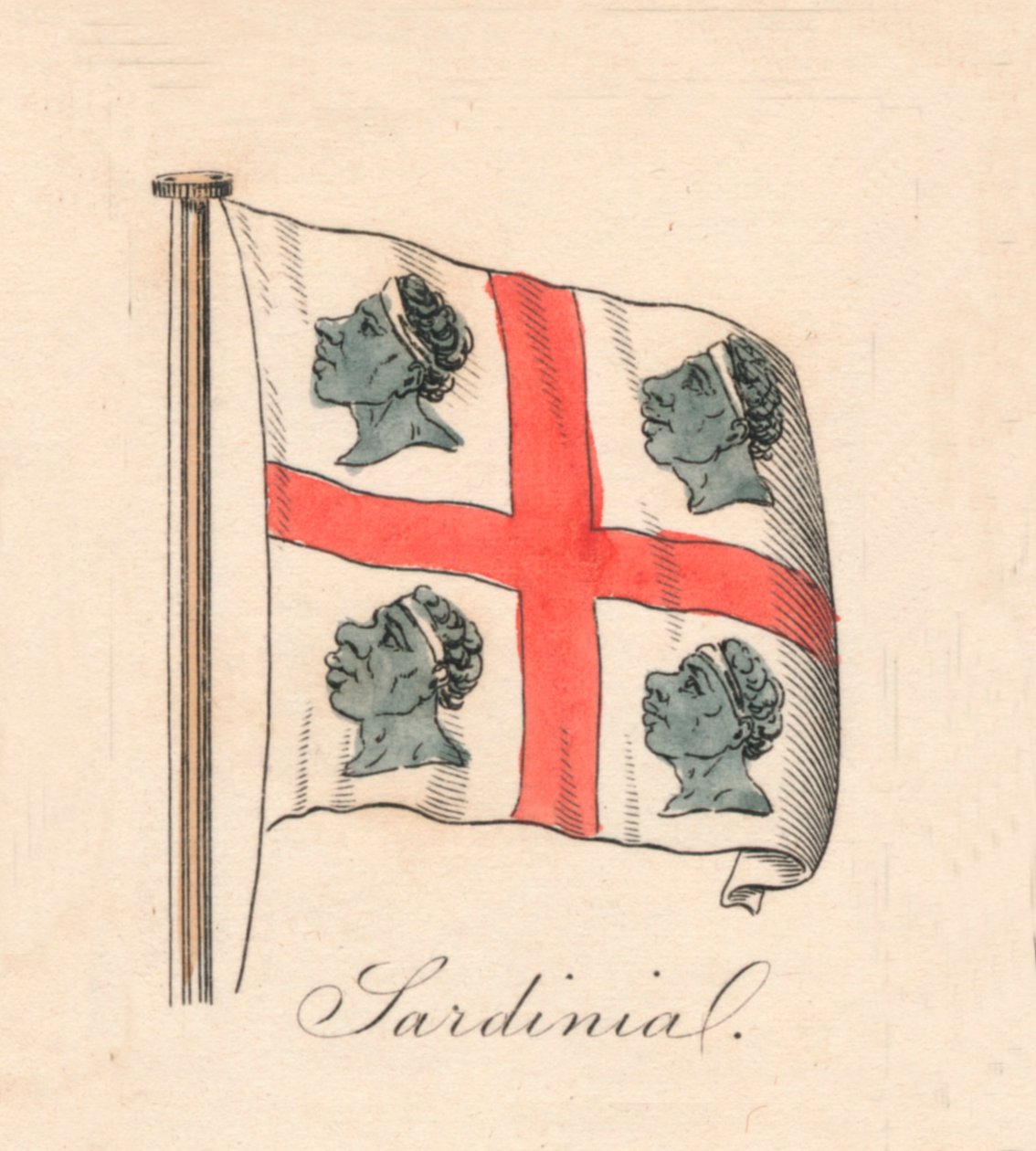 Cerdeña, 1838 de Unbekannt