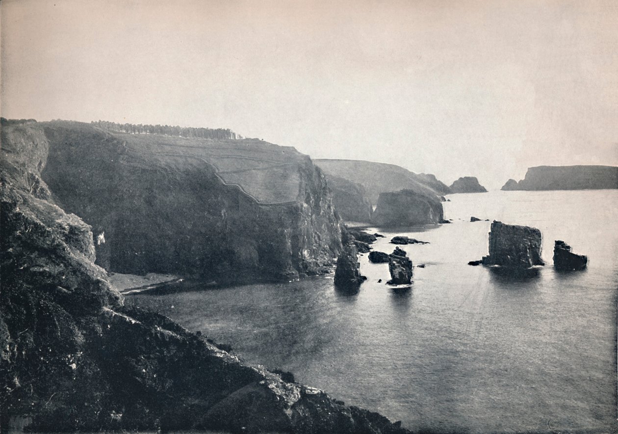 Sark - Las rocas de Autelets, 1895 de Unbekannt