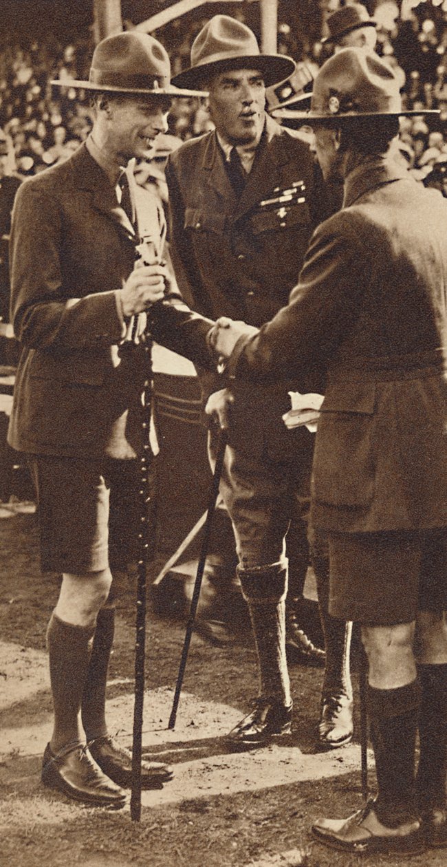 Apretón de manos de scouts - Rally en Adelaide, 1927-1937 de Unbekannt