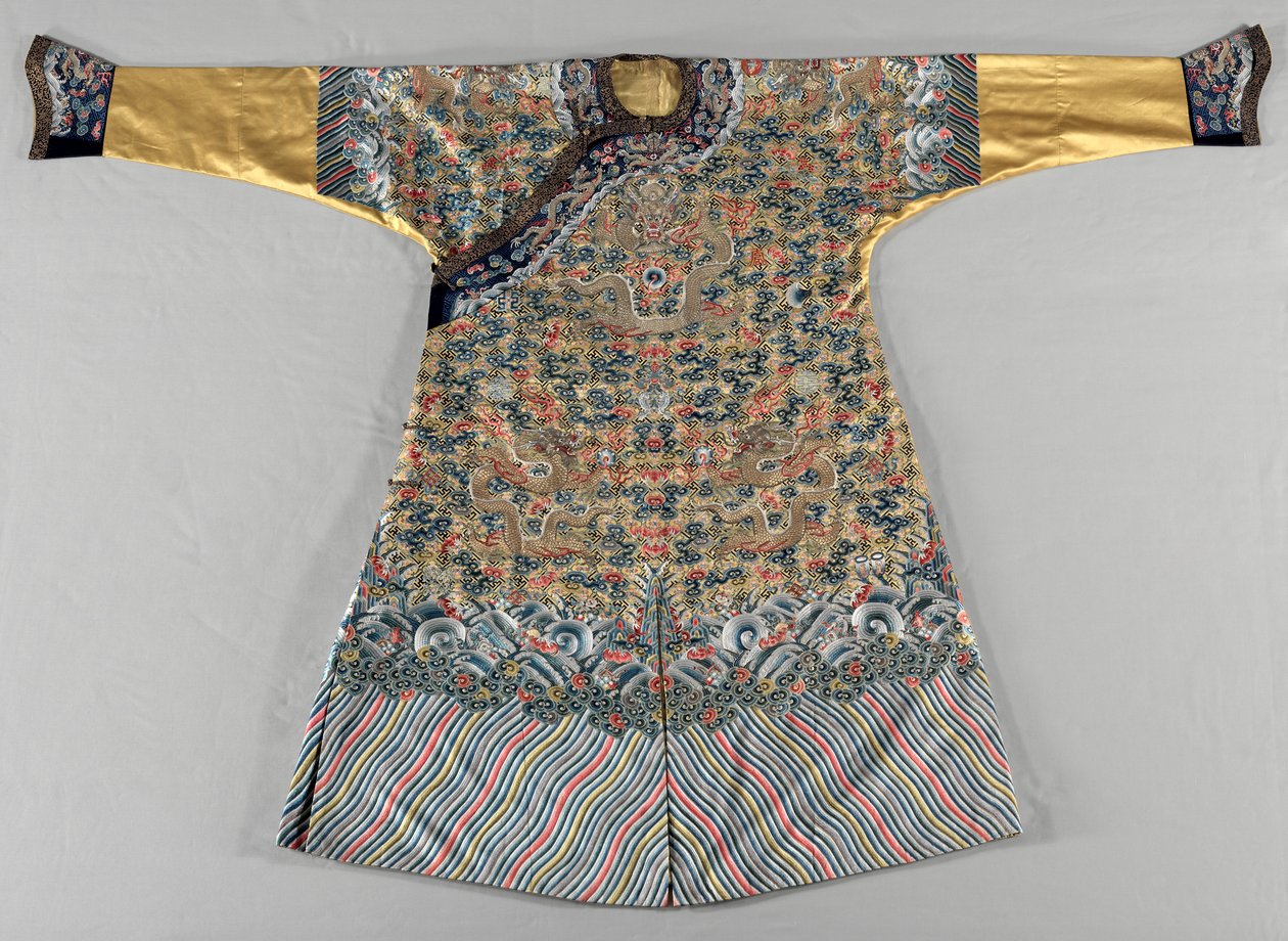 Túnica de corte semi-formal Jifu, finales de 1700s de Unbekannt