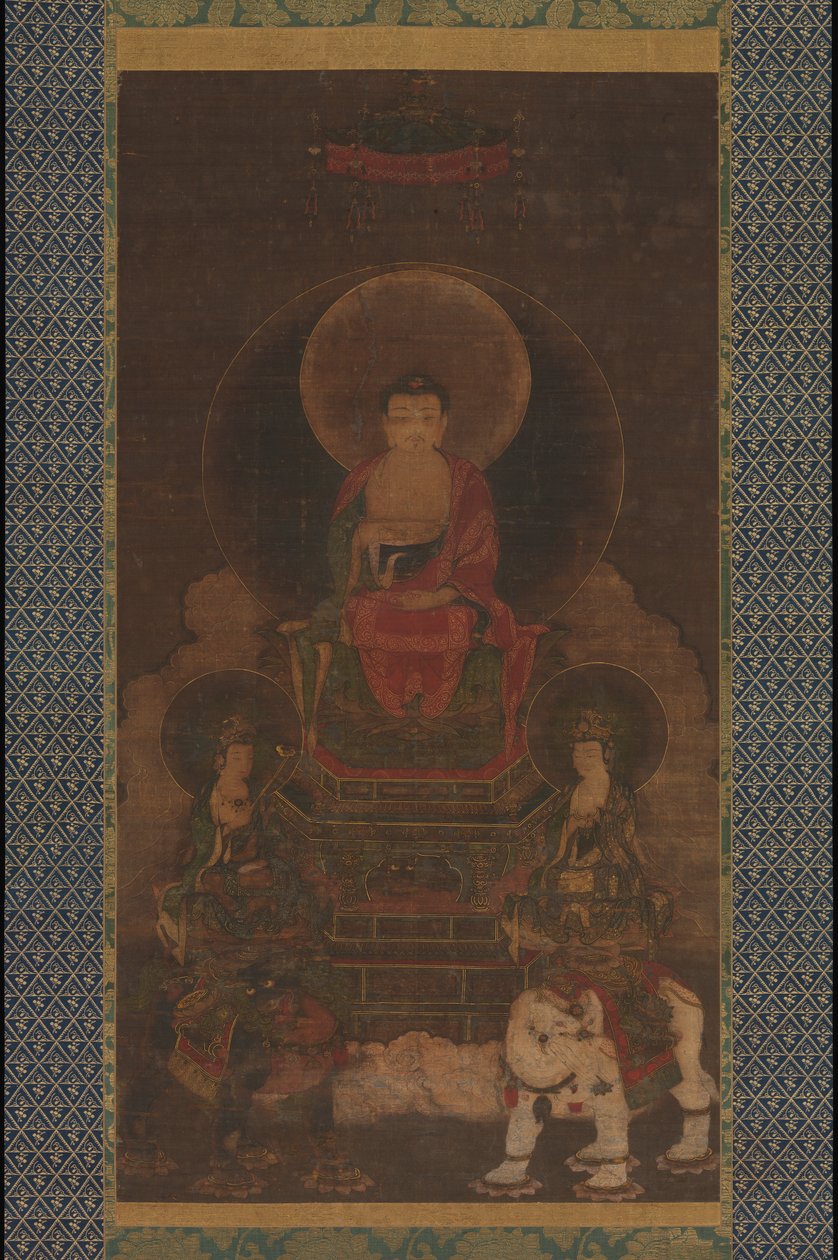 Tríada de Shaka Shakyamuni, siglo XIII de Unbekannt