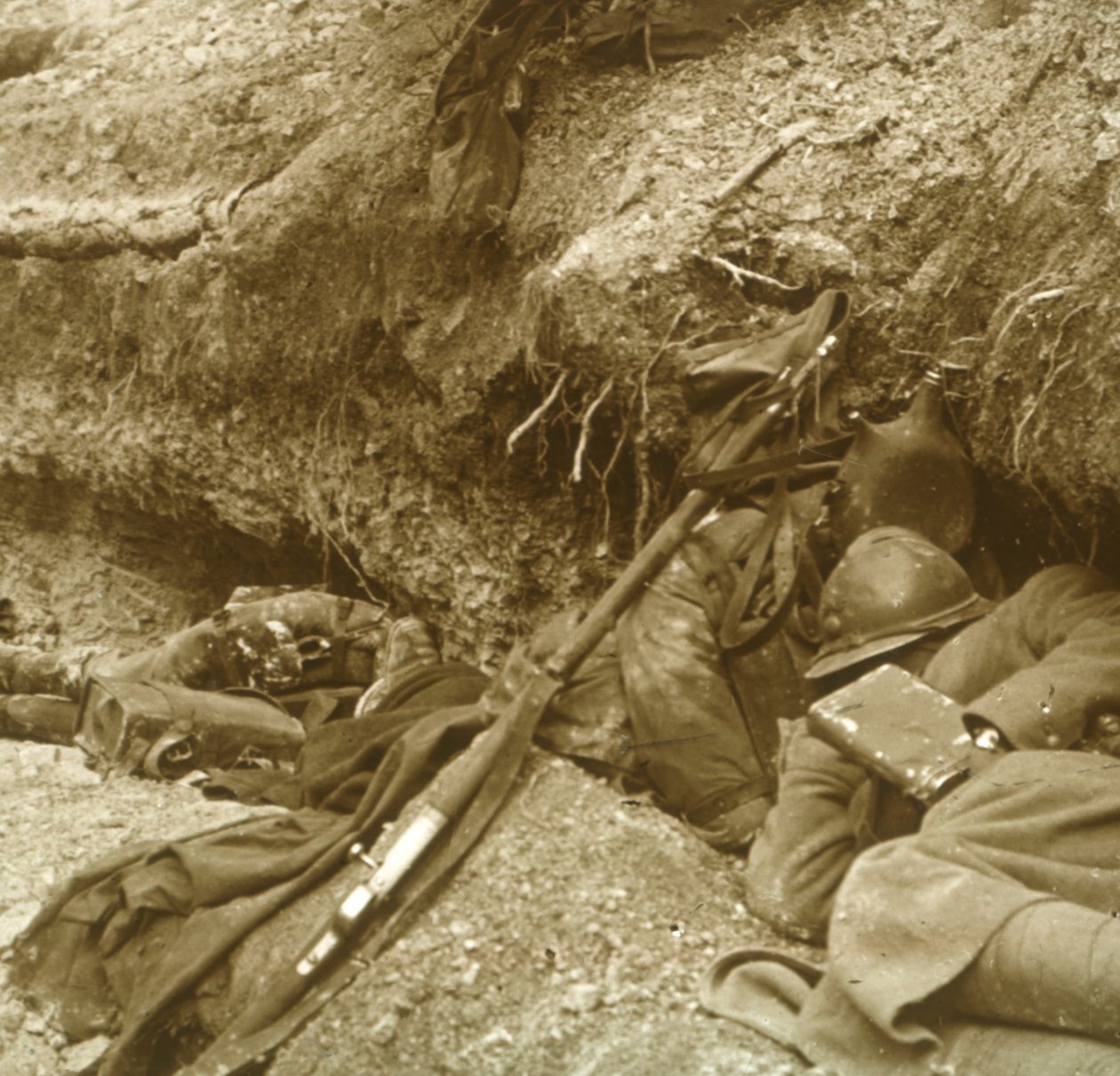 Siesta, Verdún, norte de Francia, 1916 de Unbekannt