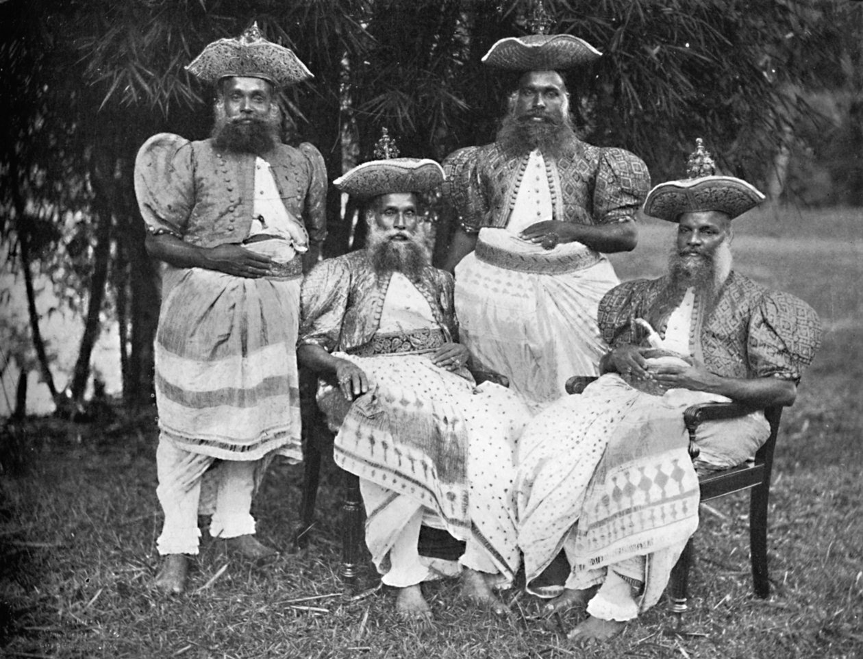 Hombres de alto rango de Singhalese, 1902 de Unbekannt