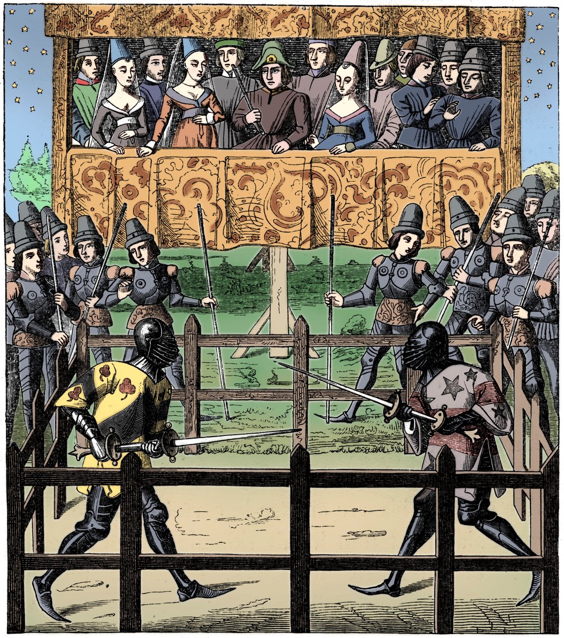 Combate singular, siglo XV, 1849 de Unbekannt
