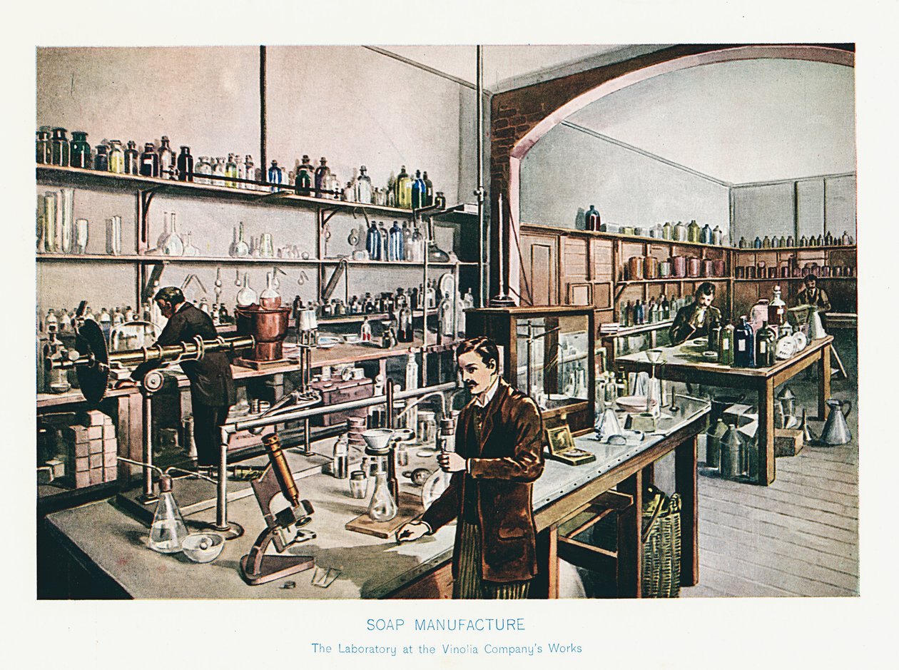Fabricación de jabón, c1905 de Unbekannt