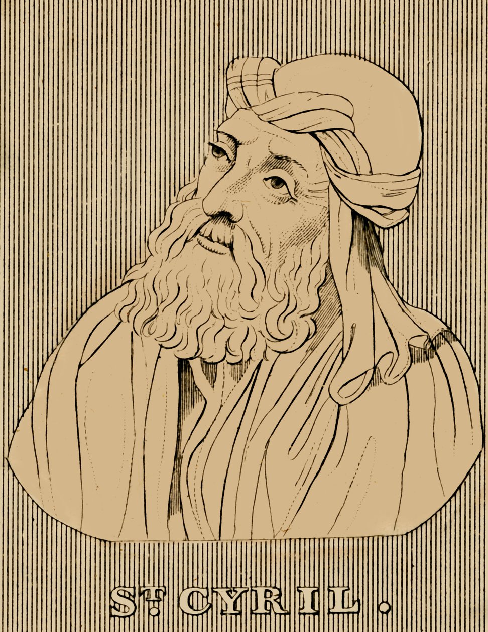 San Cirilo, c. 376-444, 1830 de Unbekannt
