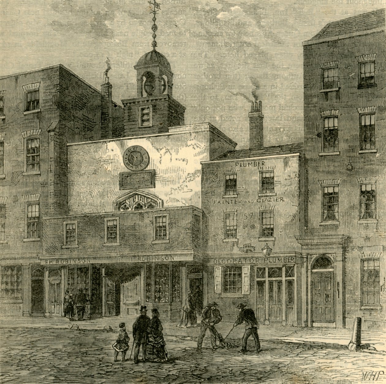 Iglesia de Santa Ethelburga, c1872 de Unbekannt