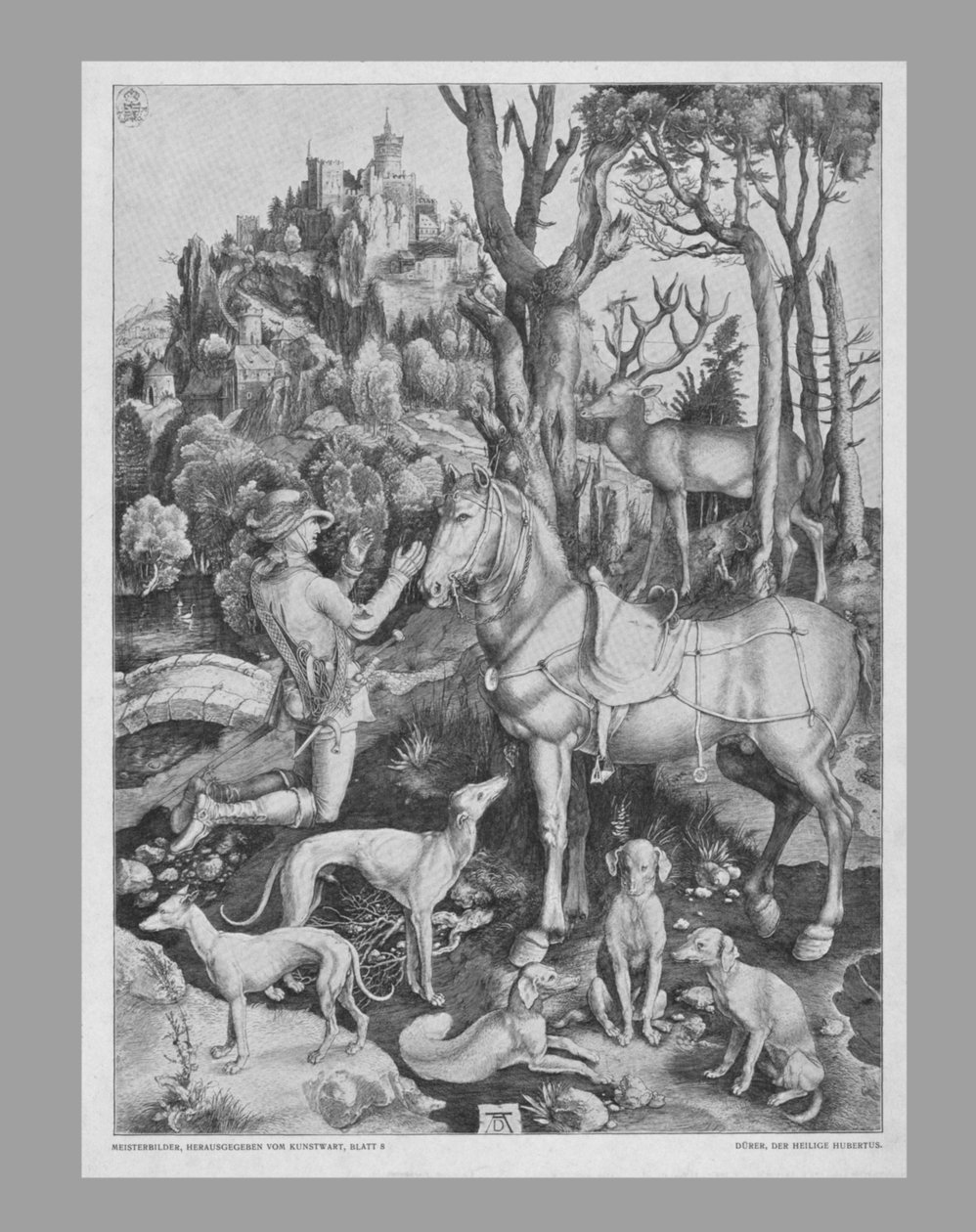 San Eustaquio, c1501, siglo XIX de Unbekannt