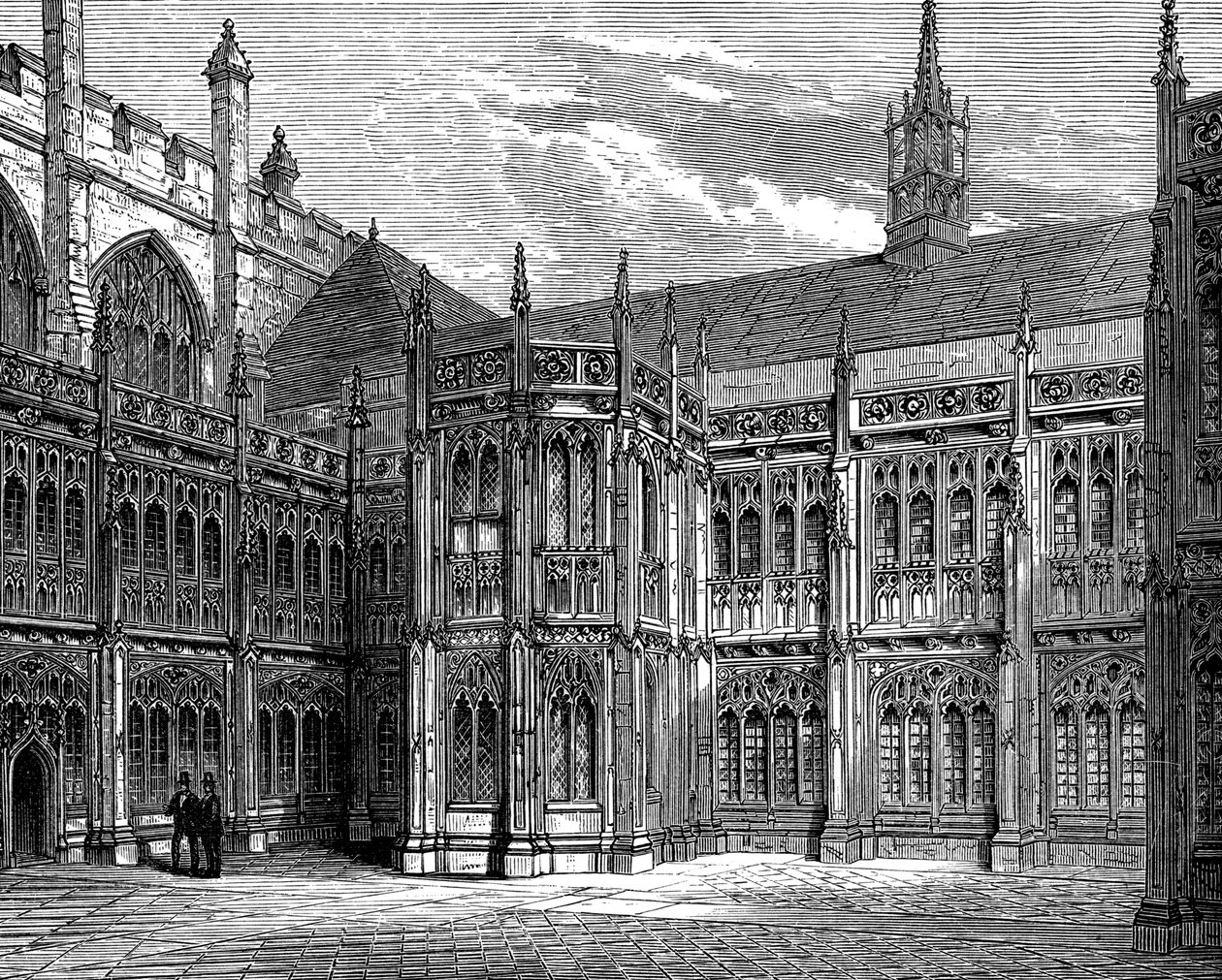 Claustros de San Esteban, Westminster Hall, Londres, 1900 de Unbekannt