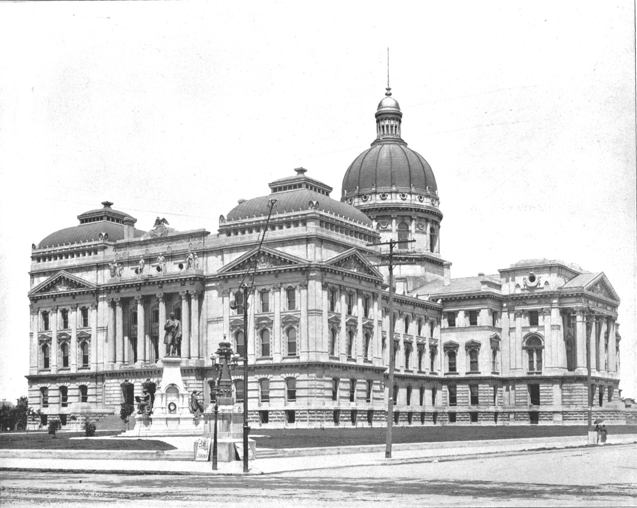 Capitolio del Estado, Indianápolis, Indiana, EE.UU., c. 1900 de Unbekannt