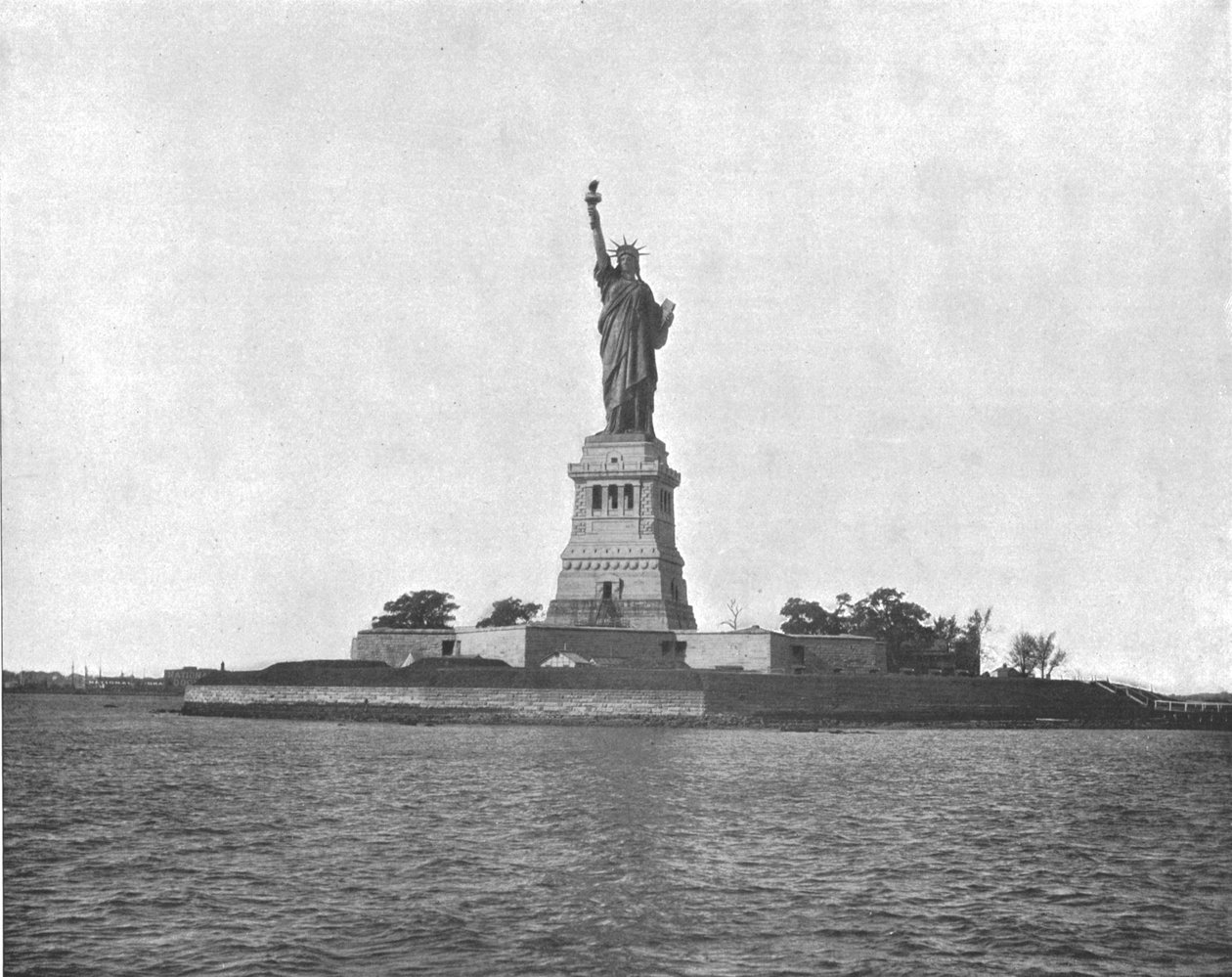 Estatua de la Libertad, Nueva York, EE.UU., c1900 de Unbekannt