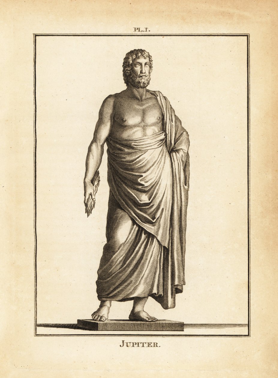 Estatua del dios romano Júpiter de Unbekannt