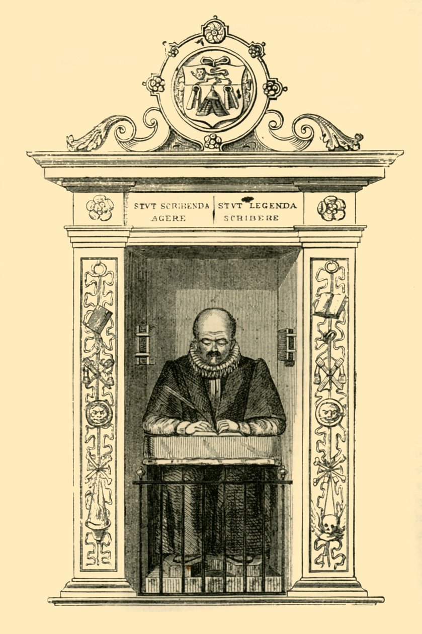 Monumento de Stow en St. Andrew Undershaft, c1872 de Unbekannt