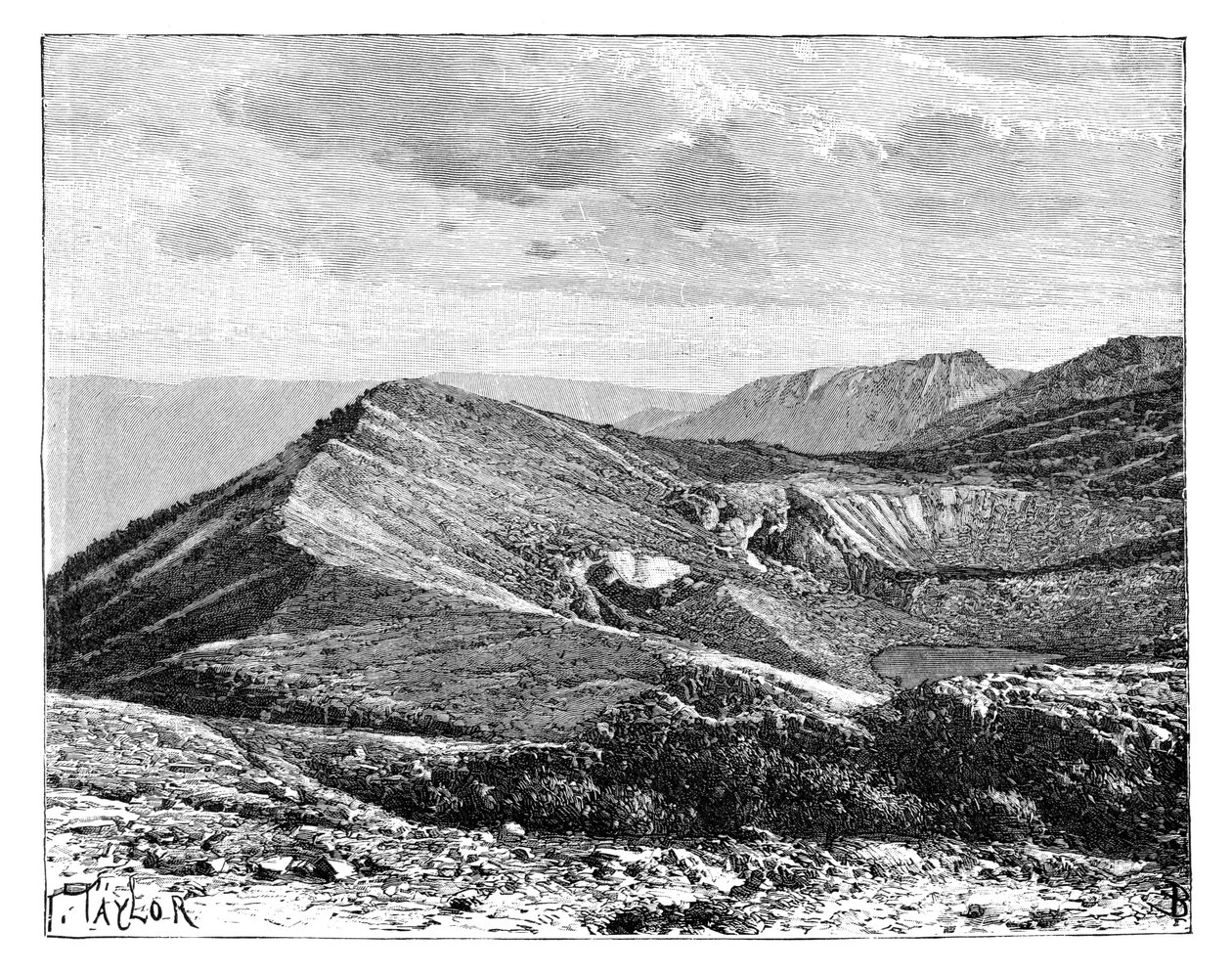 Cumbre del Monte Irazú, Costa Rica, c1890 | Unbekannt