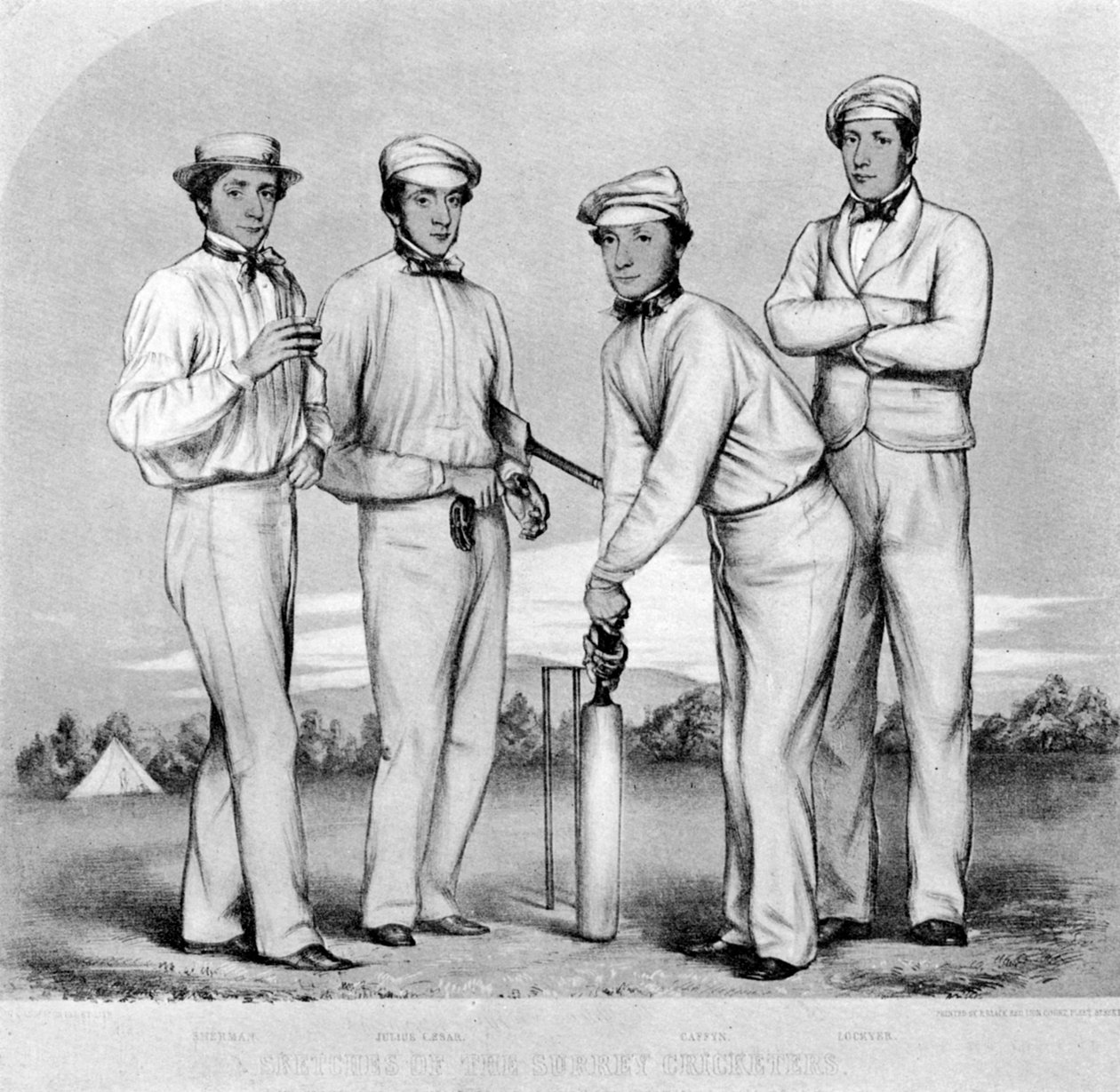 Jugadores de críquet de Surrey, 1852-1912 de Unbekannt
