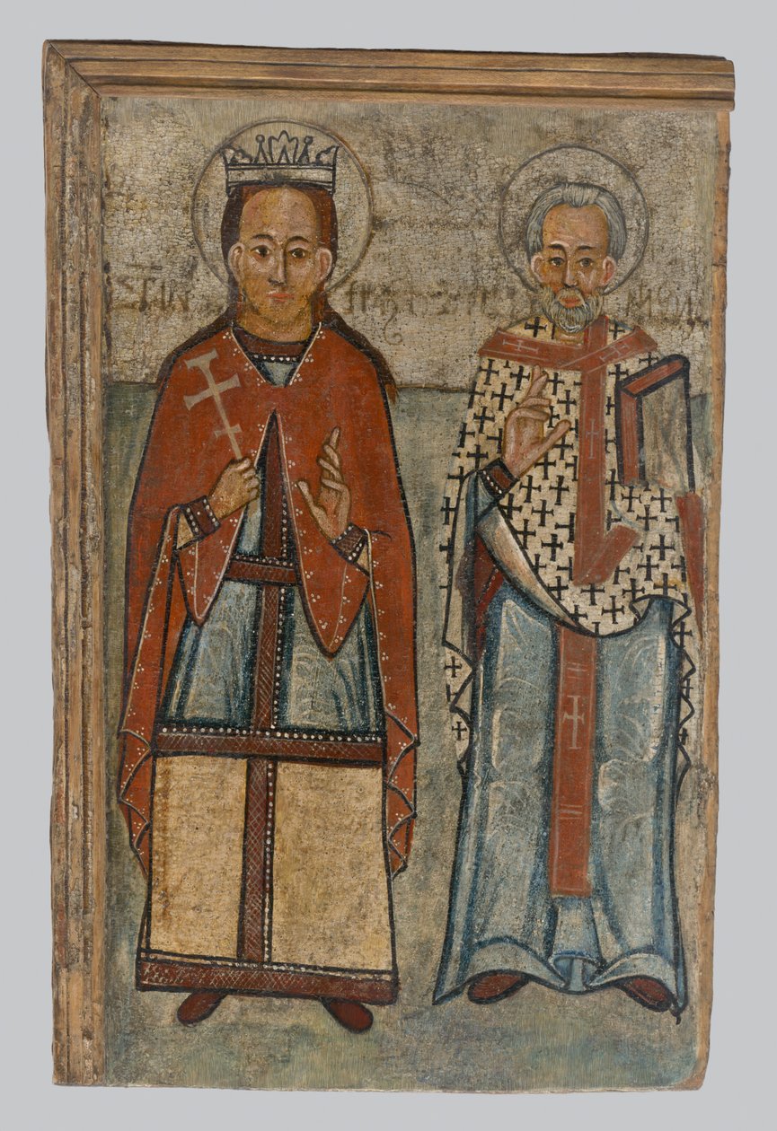 Santa Paraskeva y San Nicolás de Unbekannt