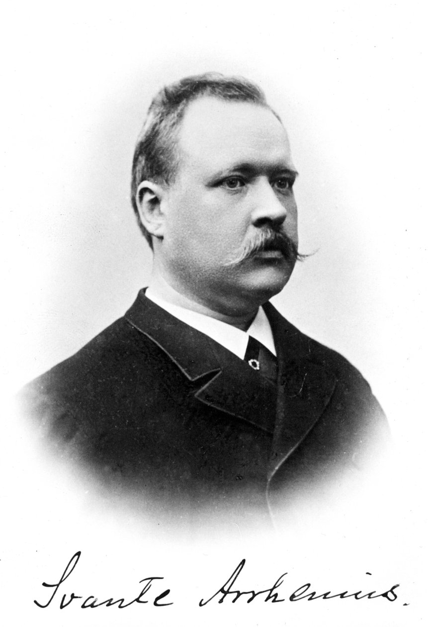 Svante Arrhenius 1859-1927, físico y químico sueco de Unbekannt