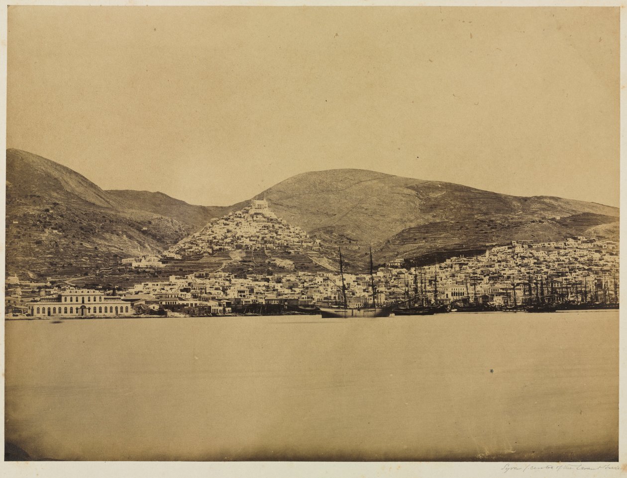 Siros, Centro del comercio del Levante, c. 1850s. de Unbekannt