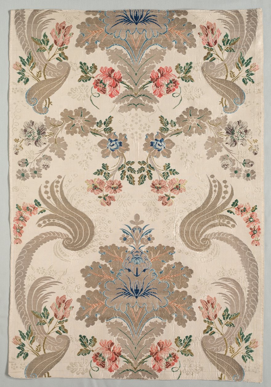 Tafetán, brocado, 1700-1750 de Unbekannt