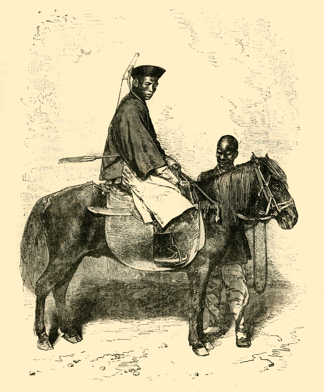 Soldado de caballería tártaro, 1890 de Unbekannt