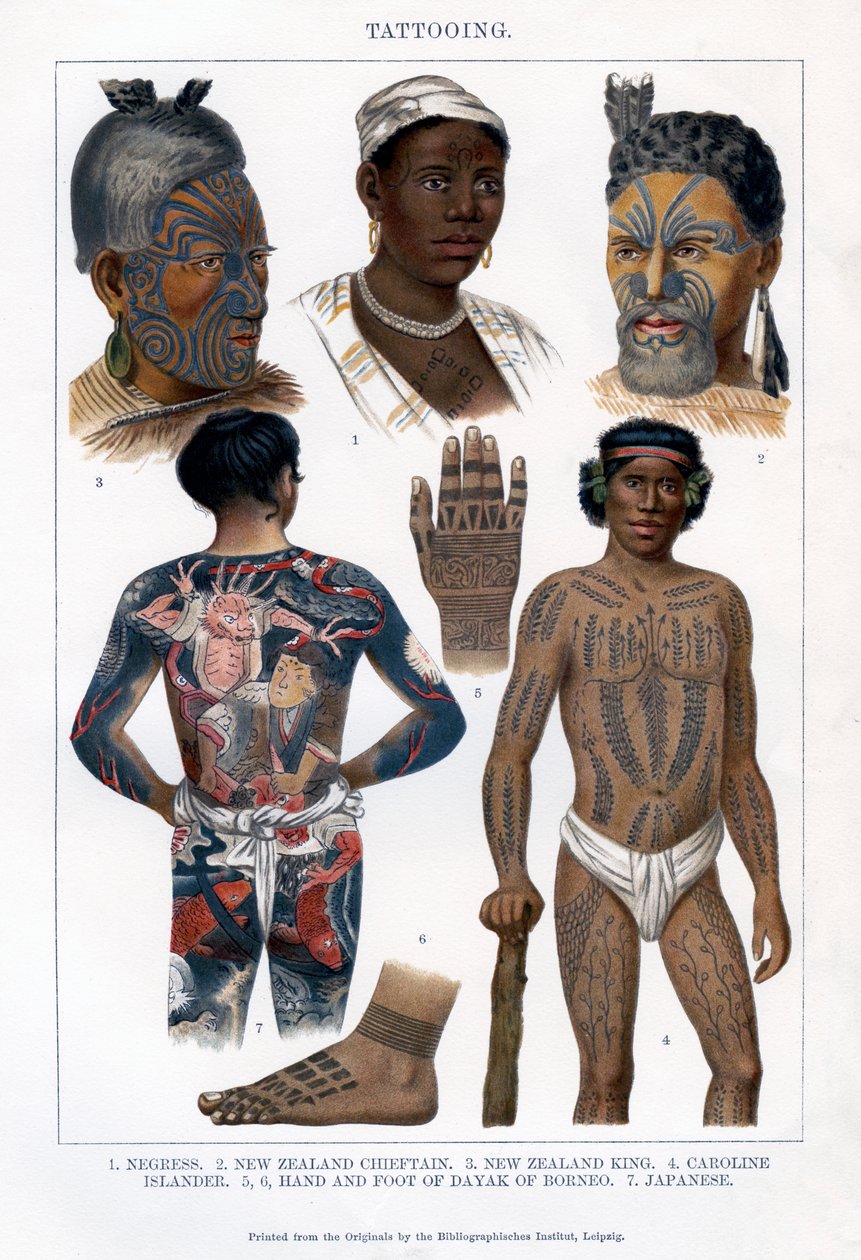 Tatuaje, 1800-1900 de Unbekannt